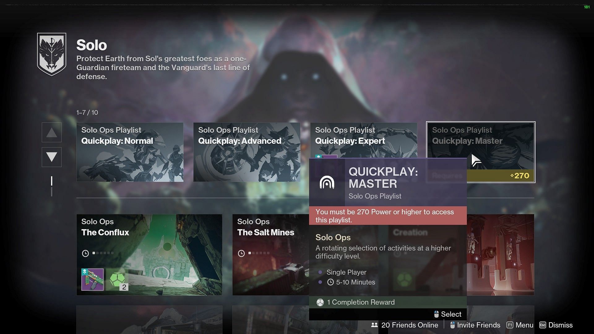 Master Solo Ops in Destiny 2 (Image via Bungie)